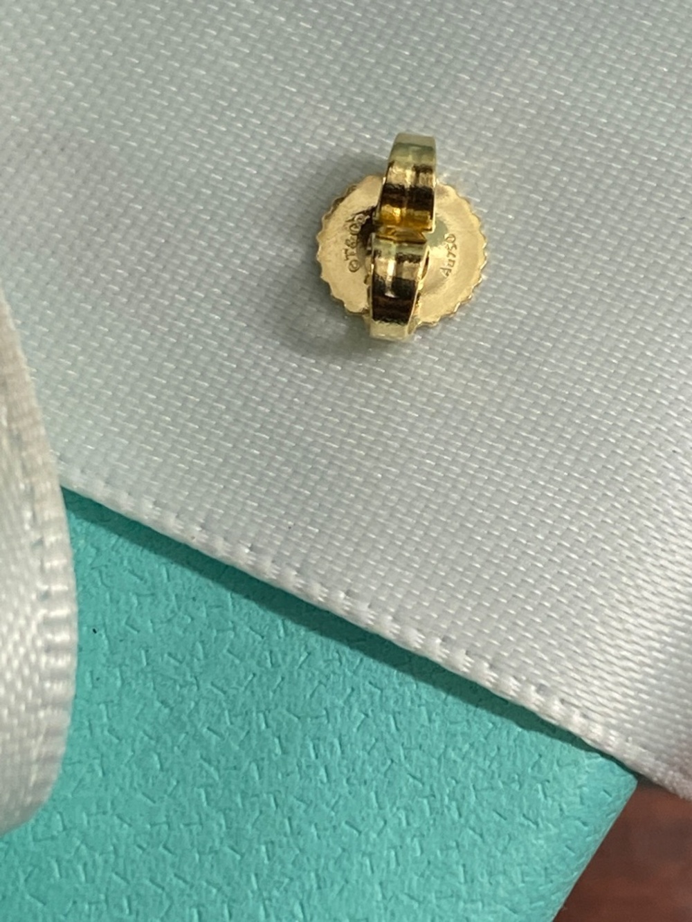 New Tiffany & Co. 18K Yellow Gold Earring Back AUTHENTIC - Picture 4 of 5
